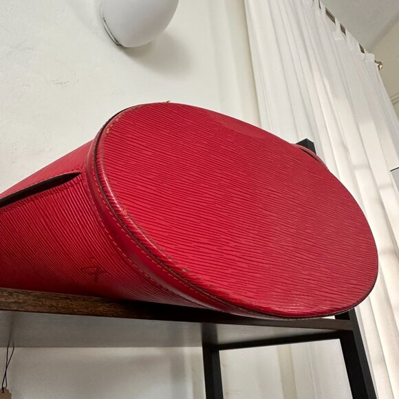 Authentic Louis Vuitton Saint Jacques Epi Leather Shoulder Bag - Picture 7 of 8